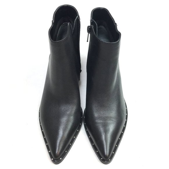 Studded ankle Leather Boot CHARLES - Picture 2 of 10